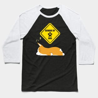 Corgi Guard Dog Baseball T-Shirt